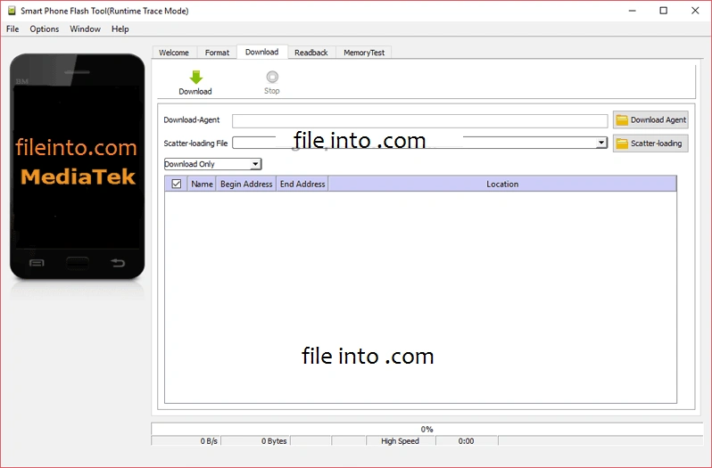 SP Flash Tool 5.1708